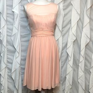 David's Bridal Illusion Sweetheart dress
